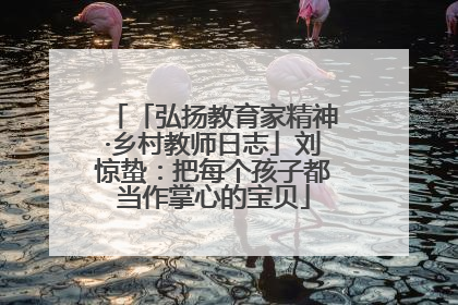 「弘扬教育家精神·乡村教师日志」刘惊蛰：把每个孩子都当作掌心的宝贝