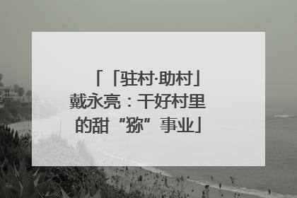 「驻村·助村」戴永亮：干好村里的甜“猕”事业