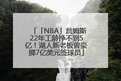 「NBA」詹姆斯22年工龄挣不到5亿！湖人新老板曾豪掷7亿美元签球员