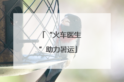 “火车医生”助力暑运