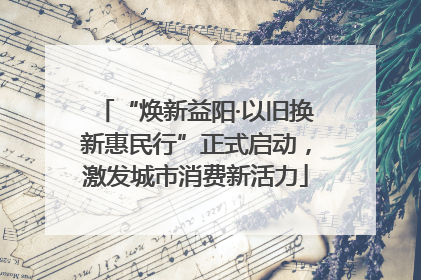 “焕新益阳·以旧换新惠民行”正式启动，激发城市消费新活力