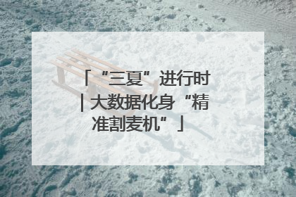 “三夏”进行时｜大数据化身“精准割麦机”