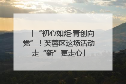 “初心如炬·青创向党”！芙蓉区这场活动走“新”更走心