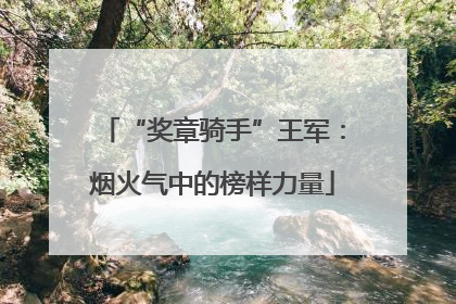 “奖章骑手”王军：烟火气中的榜样力量
