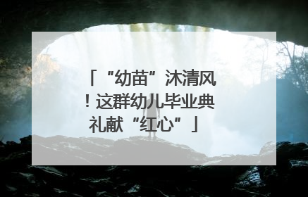 “幼苗”沐清风！这群幼儿毕业典礼献“红心”