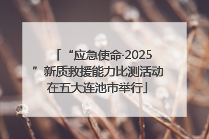 “应急使命·2025”新质救援能力比测活动在五大连池市举行