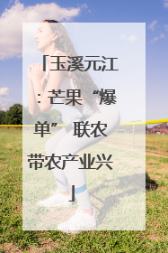 玉溪元江：芒果“爆单” 联农带农产业兴