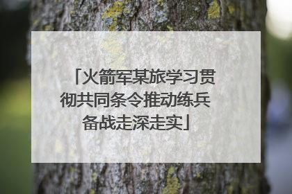 火箭军某旅学习贯彻共同条令推动练兵备战走深走实
