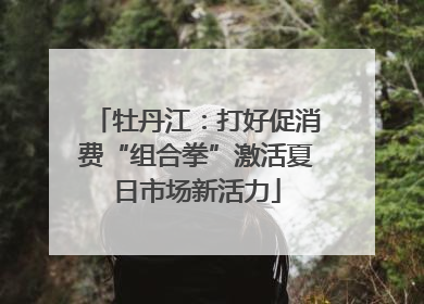 牡丹江：打好促消费“组合拳”激活夏日市场新活力