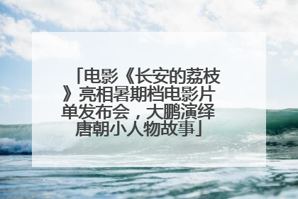 电影《长安的荔枝》亮相暑期档电影片单发布会，大鹏演绎唐朝小人物故事