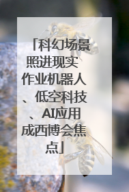科幻场景照进现实 作业机器人、低空科技、AI应用成西博会焦点