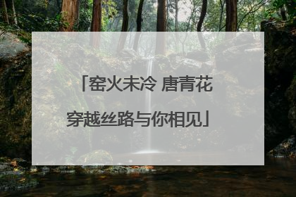窑火未冷 唐青花穿越丝路与你相见