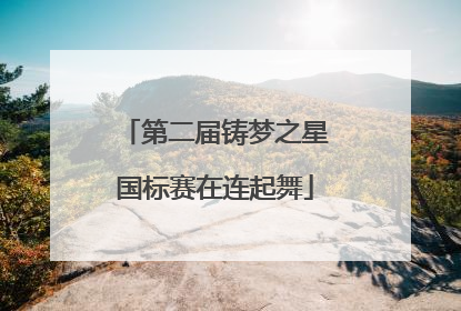 第二届铸梦之星国标赛在连起舞