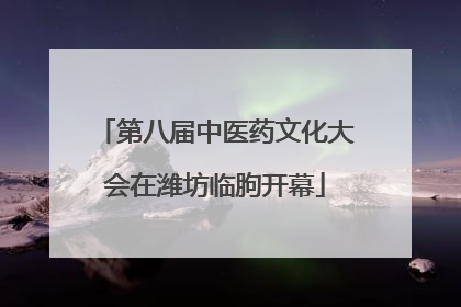 第八届中医药文化大会在潍坊临朐开幕