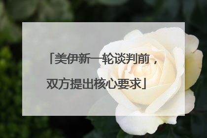 美伊新一轮谈判前，双方提出核心要求