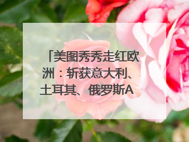美图秀秀走红欧洲：斩获意大利、土耳其、俄罗斯App Store分类榜第一