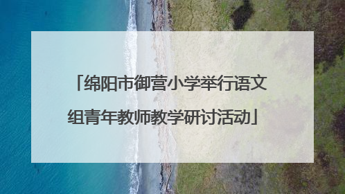 绵阳市御营小学举行语文组青年教师教学研讨活动