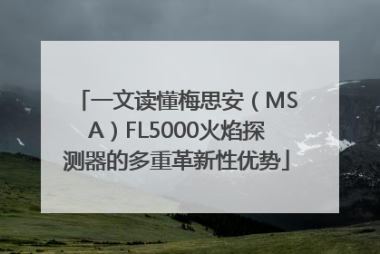 一文读懂梅思安（MSA）FL5000火焰探测器的多重革新性优势