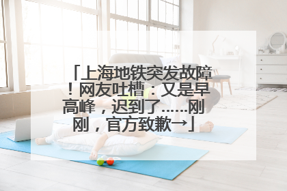 上海地铁突发故障！网友吐槽：又是早高峰，迟到了……刚刚，官方致歉→