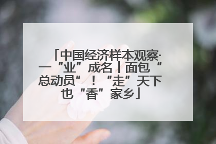 中国经济样本观察·一“业”成名丨面包“总动员”！“走”天下也“香”家乡
