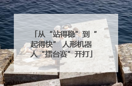 从“站得稳”到“起得快” 人形机器人“擂台赛”开打