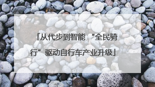 从代步到智能 “全民骑行”驱动自行车产业升级