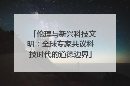 伦理与新兴科技文明：全球专家共议科技时代的道德边界