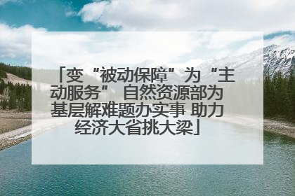 变“被动保障”为“主动服务” 自然资源部为基层解难题办实事 助力经济大省挑大梁