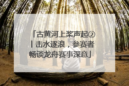 古黄河上桨声起②丨击水逐浪，参赛者畅谈龙舟赛事深意