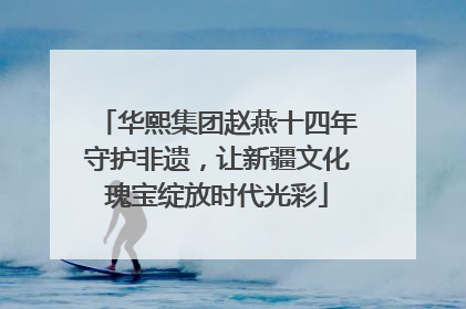 华熙集团赵燕十四年守护非遗，让新疆文化瑰宝绽放时代光彩