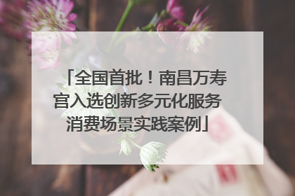 全国首批！南昌万寿宫入选创新多元化服务消费场景实践案例