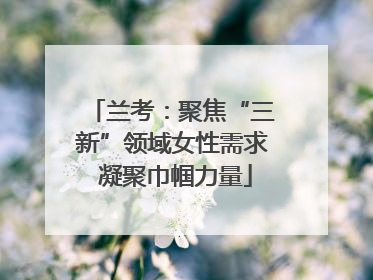 兰考：聚焦“三新”领域女性需求 凝聚巾帼力量