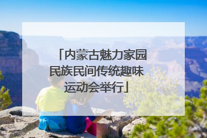 内蒙古魅力家园民族民间传统趣味运动会举行