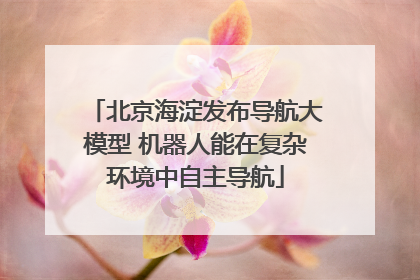 北京海淀发布导航大模型 机器人能在复杂环境中自主导航