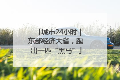 城市24小时｜东部经济大省，跑出一匹“黑马”