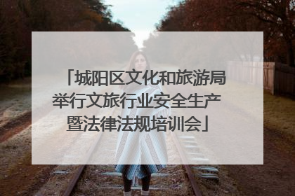 城阳区文化和旅游局举行文旅行业安全生产暨法律法规培训会