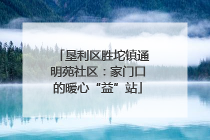 垦利区胜坨镇通明苑社区：家门口的暖心“益”站