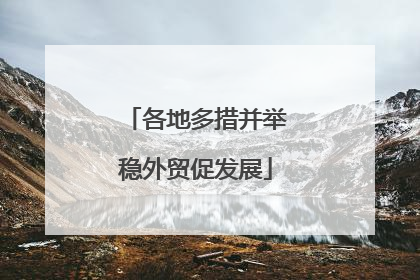 各地多措并举稳外贸促发展
