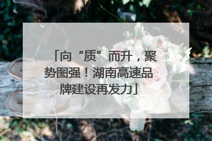 向“质”而升，聚势图强！湖南高速品牌建设再发力