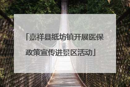 嘉祥县纸坊镇开展医保政策宣传进景区活动