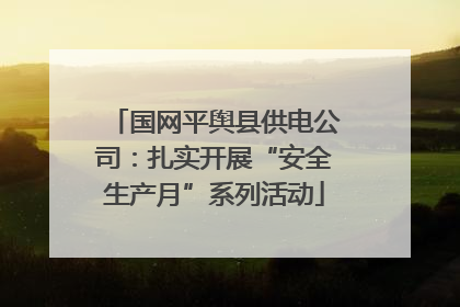 国网平舆县供电公司：扎实开展“安全生产月”系列活动