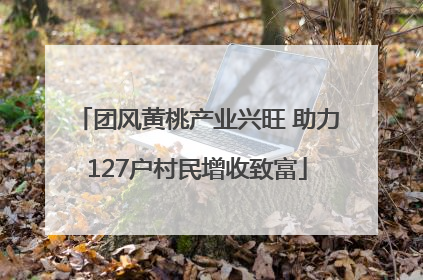 团风黄桃产业兴旺 助力127户村民增收致富