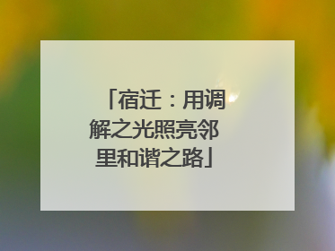 宿迁：用调解之光照亮邻里和谐之路