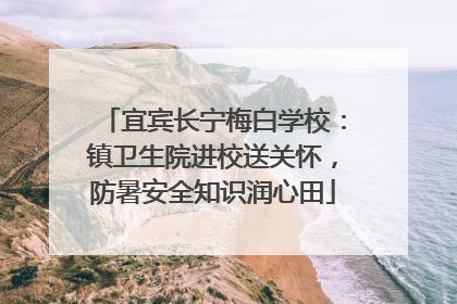宜宾长宁梅白学校：镇卫生院进校送关怀，防暑安全知识润心田