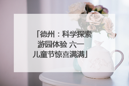 德州：科学探索 游园体验 六一儿童节惊喜满满