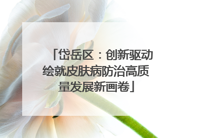 岱岳区：创新驱动绘就皮肤病防治高质量发展新画卷