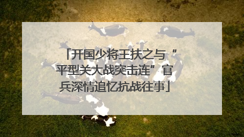 开国少将王扶之与“平型关大战突击连”官兵深情追忆抗战往事