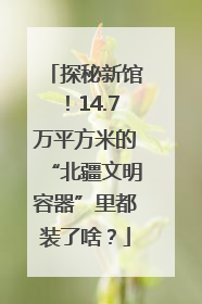 探秘新馆！14.7万平方米的“北疆文明容器”里都装了啥？