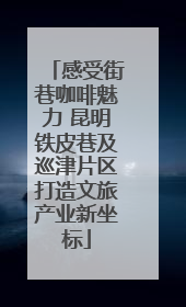 感受街巷咖啡魅力 昆明铁皮巷及巡津片区打造文旅产业新坐标