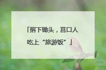 撂下锄头，莒口人吃上“旅游饭”